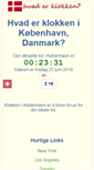 Mobile Screenshot of hvad-er-klokken.info